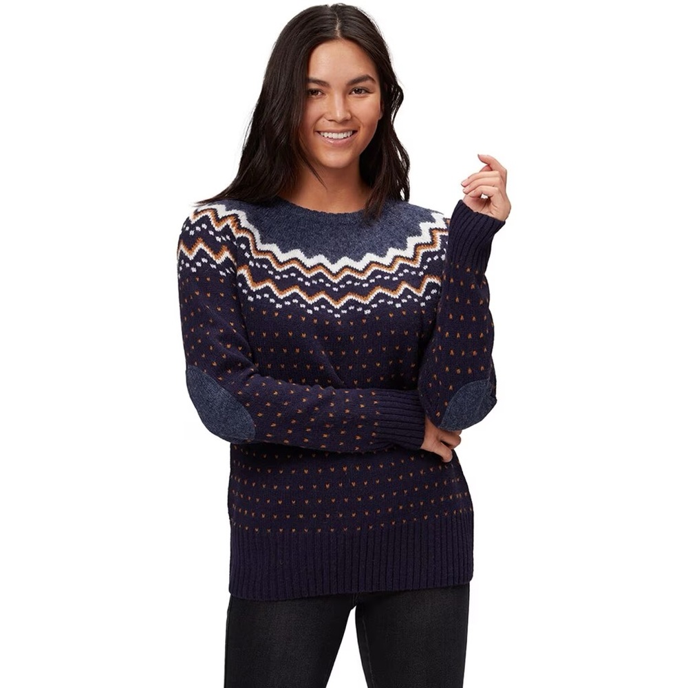 Fjallraven Ovit Knit Sweater Size M in Navy